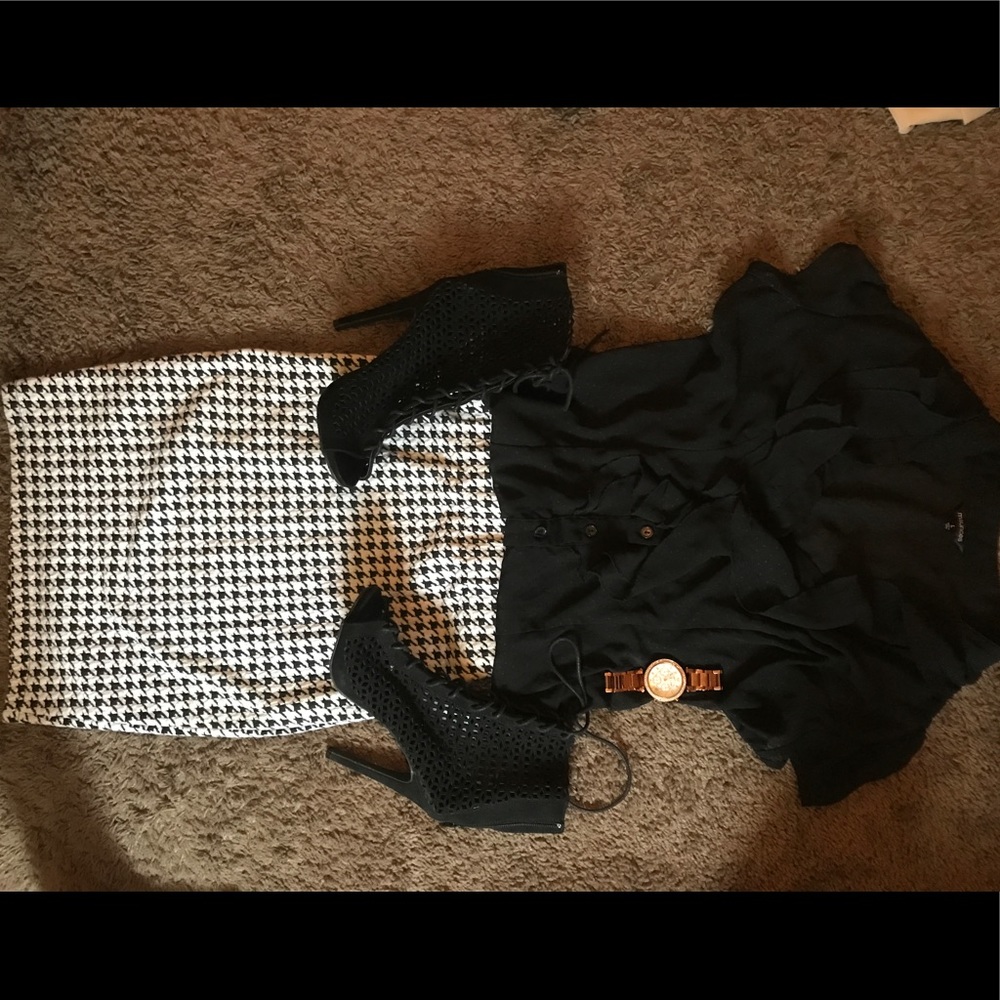 Shirt and skirt